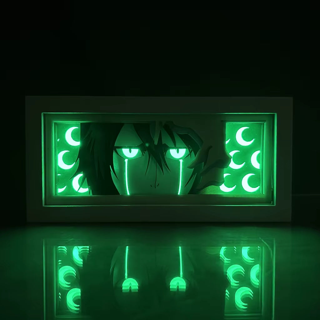 Paper Cut Anime Light Box Bleach Ulquiorra Cifer for Bedroom Decor Kids Birthday Gift Manga Table Lamps Ichigo Kurosaki Lightbox