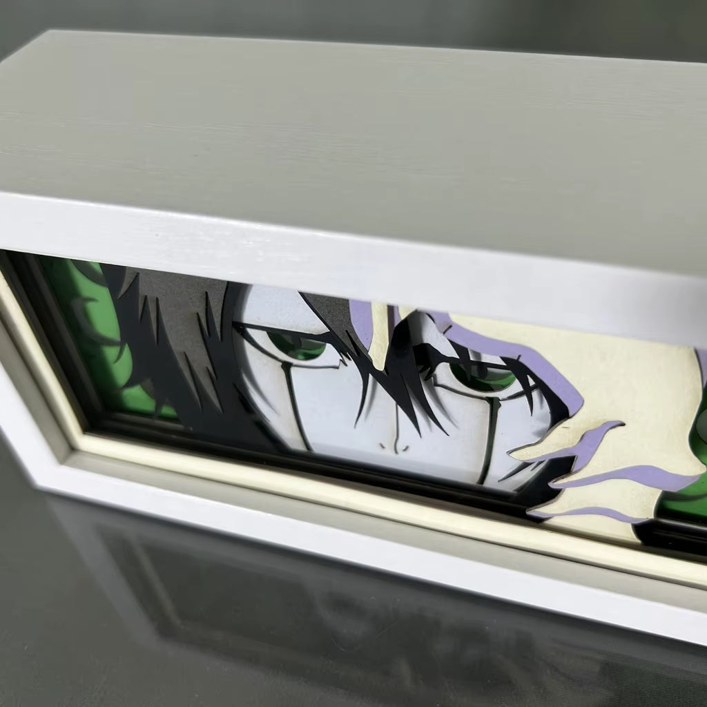 Paper Cut Anime Light Box Bleach Ulquiorra Cifer for Bedroom Decor Kids Birthday Gift Manga Table Lamps Ichigo Kurosaki Lightbox