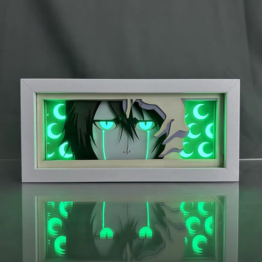 Paper Cut Anime Light Box Bleach Ulquiorra Cifer for Bedroom Decor Kids Birthday Gift Manga Table Lamps Ichigo Kurosaki Lightbox