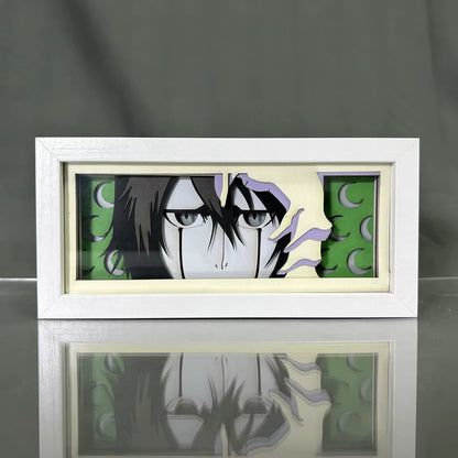 Paper Cut Anime Light Box Bleach Ulquiorra Cifer for Bedroom Decor Kids Birthday Gift Manga Table Lamps Ichigo Kurosaki Lightbox